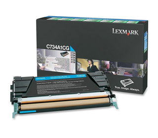 Lexmark C734A1CG Cartouche de toner Original Cyan 1 pièce(s)