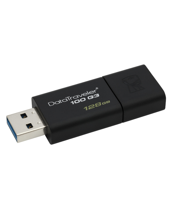 Kingston Technology DataTraveler 100 G3 lecteur USB flash 128 Go USB Type-A 3.2 Gen 1 (3.1 Gen 1) Noir