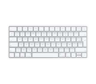Apple MLA22 clavier Bluetooth Français Argent, Blanc