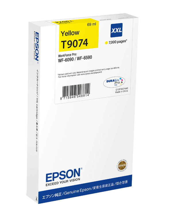 Epson WF-6xxx Ink Cartridge Yellow XXL