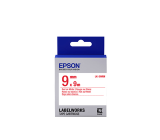 Epson LK-3WRN - Standard - Rouge sur Blanc - 9mmx9m