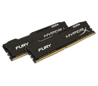 HyperX FURY Black 16GB DDR4 2666MHz Kit module de mémoire 16 Go 2 x 8 Go