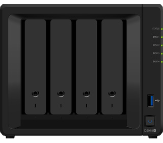 Synology DiskStation DS918+ serveur de stockage J3455 Ethernet/LAN Bureau Noir NAS