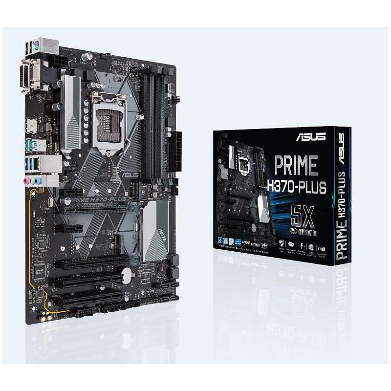 ASUS PRIME H370-PLUS LGA 1151 (Emplacement H4) ATX Intel H370
