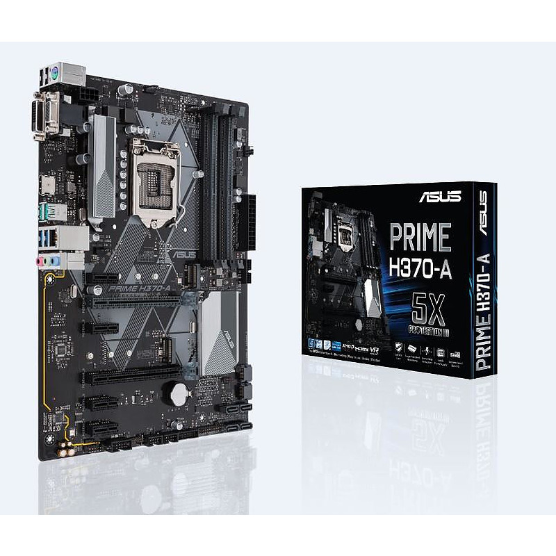 ASUS PRIME H370-A LGA 1151 (Emplacement H4) ATX Intel H370