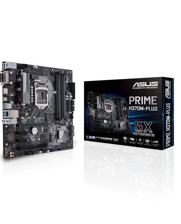 ASUS PRIME H370M-PLUS LGA 1151 (Emplacement H4) Micro ATX Intel H370