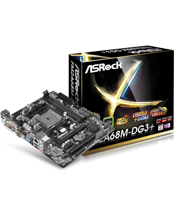 Asrock FM2A68M-DG3+ Socket FM2+ Micro ATX AMD A68