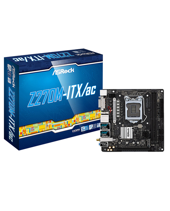 Asrock Z270M-ITX/ac LGA 1151 (Emplacement H4) Mini ITX Intel Z270