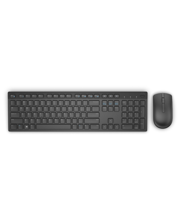 DELL KM636 clavier RF sans fil QWERTY US International Noir