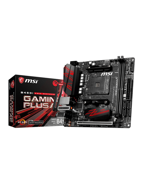 MSI B450I GAMING PLUS AC Emplacement AM4 Mini ITX AMD B450