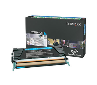 Lexmark C736H1CG Cartouche de toner Original Cyan 1 pièce(s)