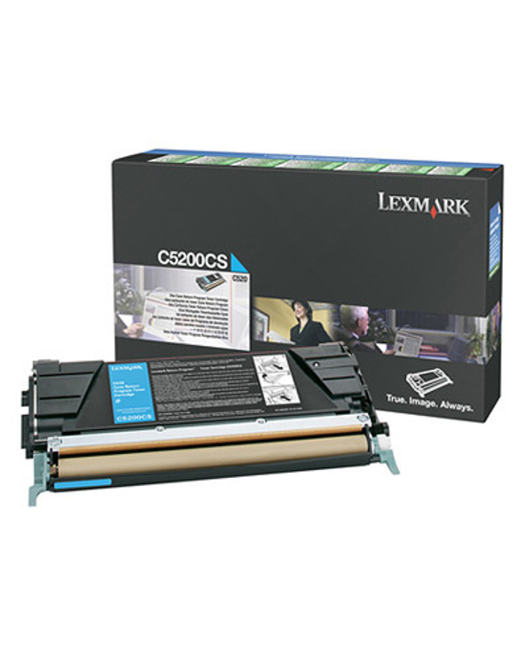 Lexmark C5200CS Cartouche de toner Original Cyan 1 pièce(s)