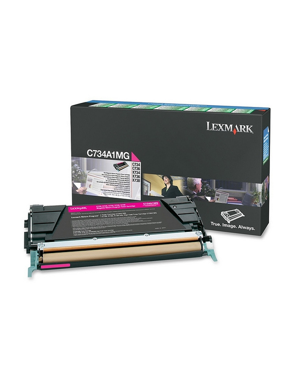 Lexmark C734A1MG Cartouche de toner Original Magenta 1 pièce(s)
