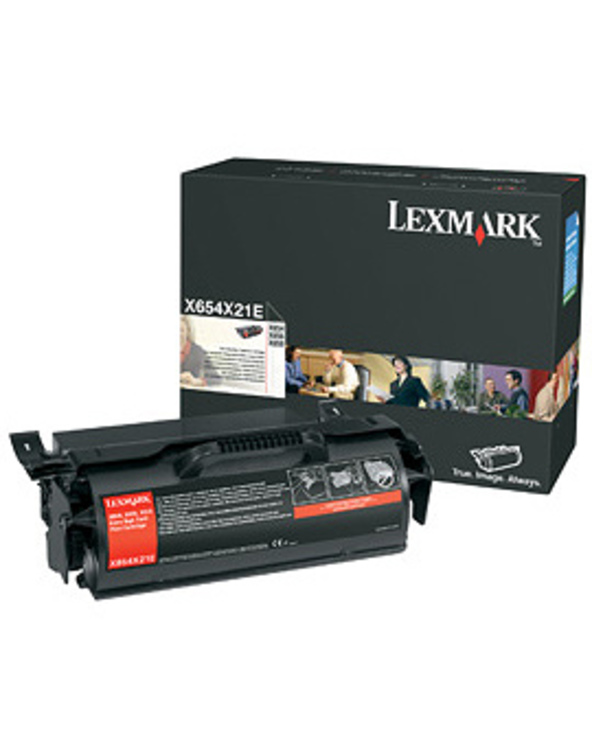 Lexmark X654, X656, X658 Extra High Yield Print Cartridge Original Noir