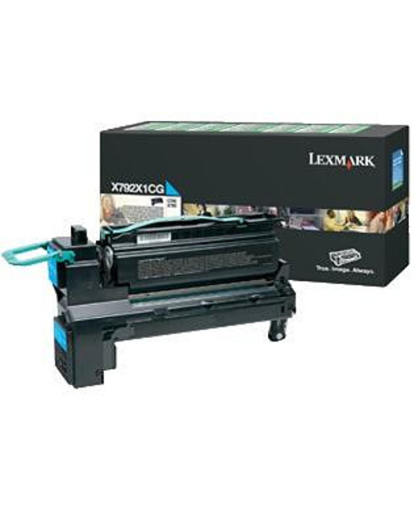 Lexmark X792X1CG Cartouche de toner Original Cyan 1 pièce(s)