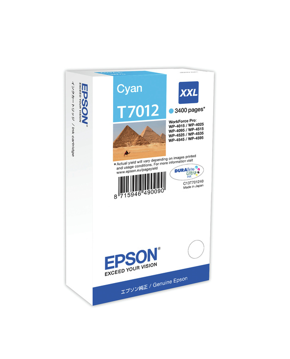 Epson Encre Cyan XXL (3 400 p)