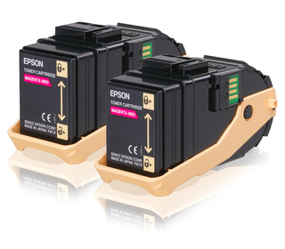 Epson Pack 2 Toners Magenta (2 x 7 500 p)