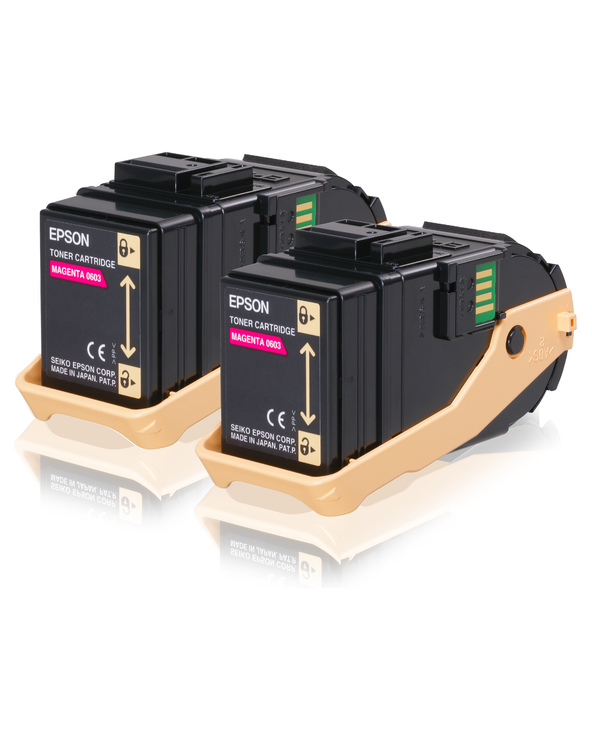 Epson Pack 2 Toners Magenta (2 x 7 500 p)