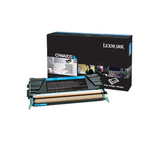 Lexmark C746A3CG Cartouche de toner Original Cyan 1 pièce(s)