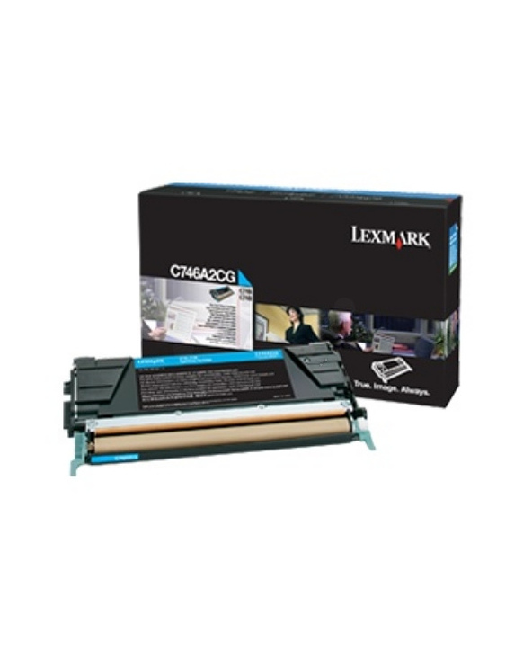 Lexmark C746A3CG Cartouche de toner Original Cyan 1 pièce(s)