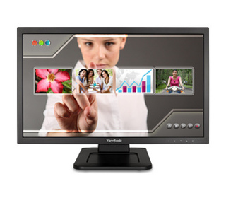 Viewsonic TD2220-2 moniteur à écran tactile 54,6 cm (21.5") 1920 x 1080 pixels Noir Plusieurs pressions