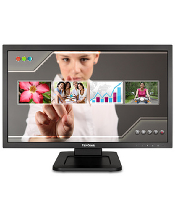Viewsonic TD2220-2 moniteur à écran tactile 54,6 cm (21.5") 1920 x 1080 pixels Noir Plusieurs pressions