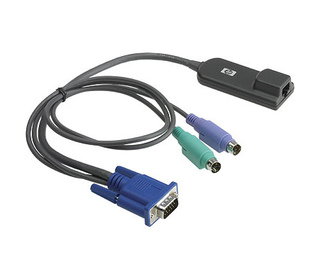Hewlett Packard Enterprise AF629A câble kvm Noir, Bleu, Vert, Violet