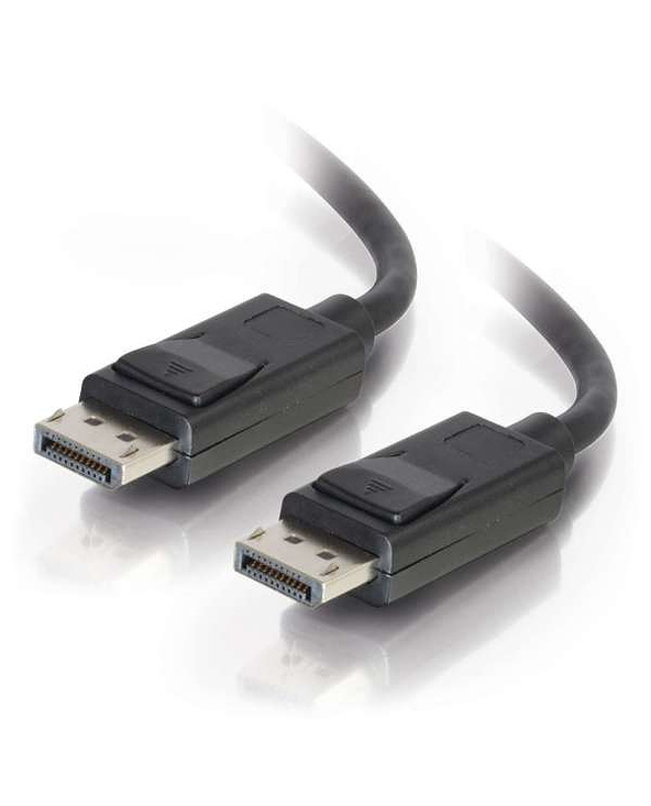 C2G 10m DisplayPort Cable with Latches 4K - 8K UHD M/M - Black Noir