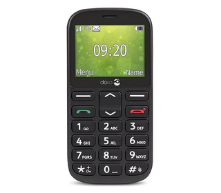 Doro 1360 6,1 cm (2.4") 96 g Noir Téléphone pour seniors