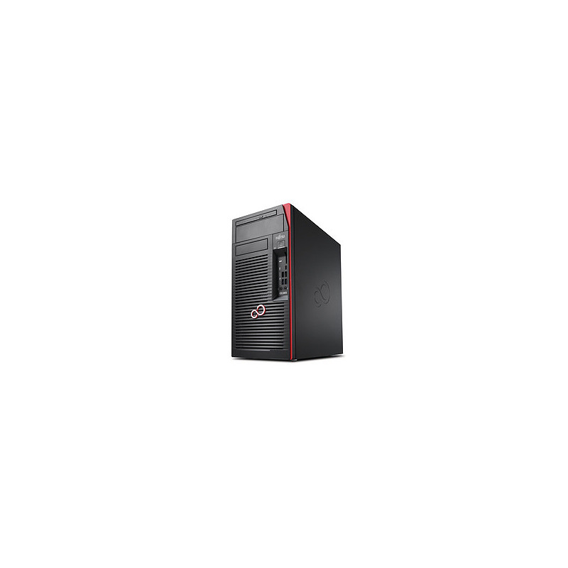 Fujitsu CELSIUS W580 Intel Xeon E E-2134 16 Go DDR4-SDRAM 256 Go SSD Micro Tower Noir Station de travail Windows 10 Pro
