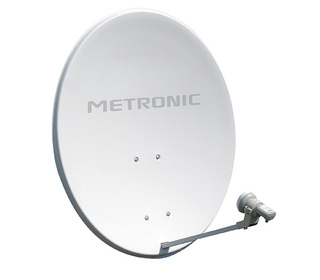 Metronic 498250 antenne satellites 10,7 - 12,75 GHz Blanc