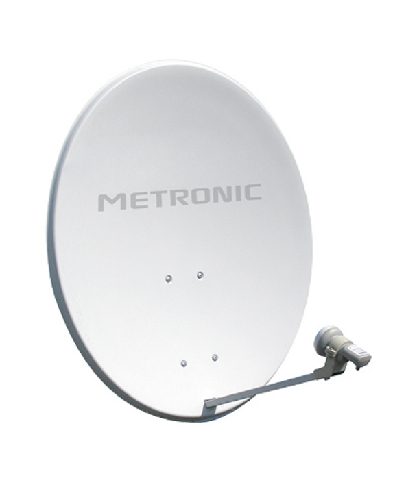 Metronic 498250 antenne satellites 10,7 - 12,75 GHz Blanc
