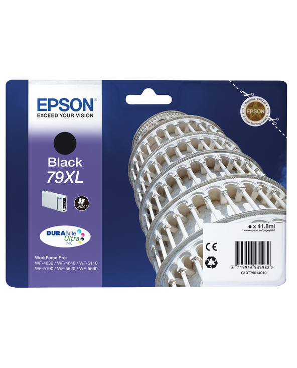 Epson Tower of Pisa Encre Noire "Tour de Pise" XL (2 600 p)