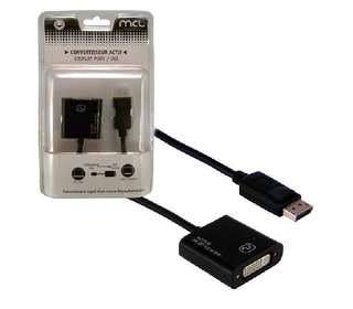MCL CG-290CAZ adaptateur et connecteur de câbles DisplayPort DVI Noir