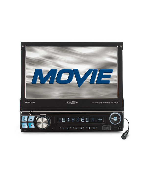 Caliber RMD574BT récepteur multimédia de voiture Noir 300 W Bluetooth