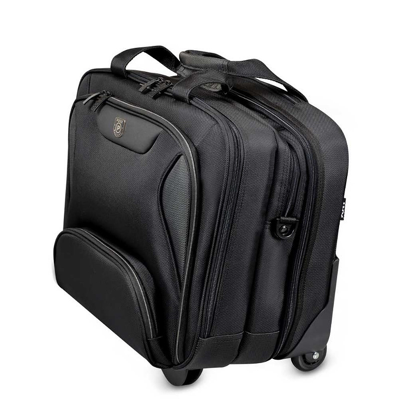 Port Designs MANHATTAN Trolley sacoche d'ordinateurs portables 39,6 cm (15.6") Valise sur roulette Noir