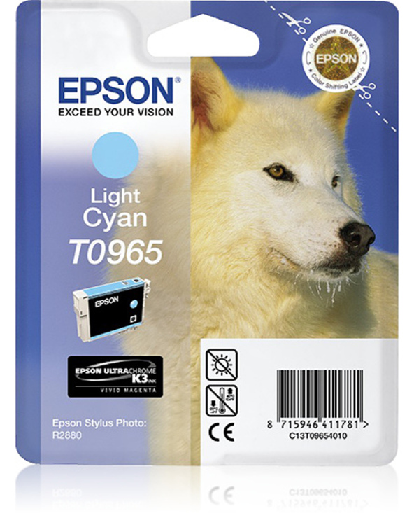 Epson Husky Cartouche "Loup" - Encre UltraChrome K3 VM Cyan clair
