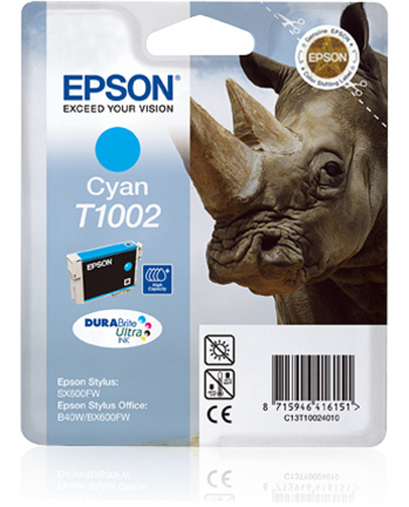 Epson Rhino Cartouche "Rhinocéros" - Encre DURABrite Ultra C (HC)