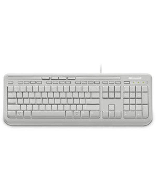 Microsoft Wired Keyboard 600 clavier USB Blanc