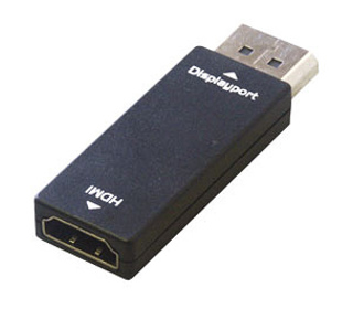 MCL Adapteur DisplatPort / HDMI DisplayPort M HDMI FM Noir