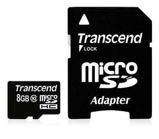 Transcend TS8GUSDHC10 mémoire flash 8 Go MicroSDHC Classe 10