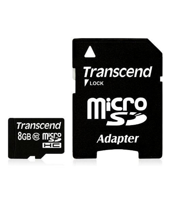 Transcend TS8GUSDHC10 mémoire flash 8 Go MicroSDHC Classe 10
