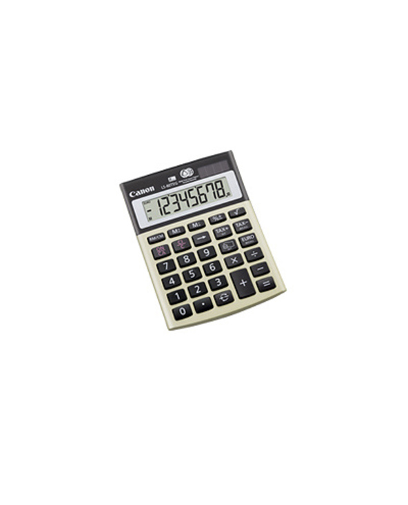 Canon LS-80TEG calculatrice Bureau Calculatrice financière Or, Gris