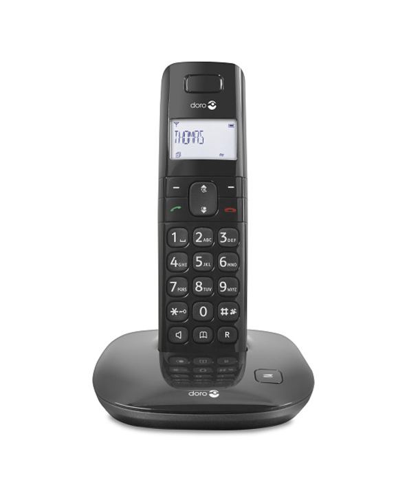 Doro Comfort 1010 Téléphone DECT Noir Identification de l'appelant