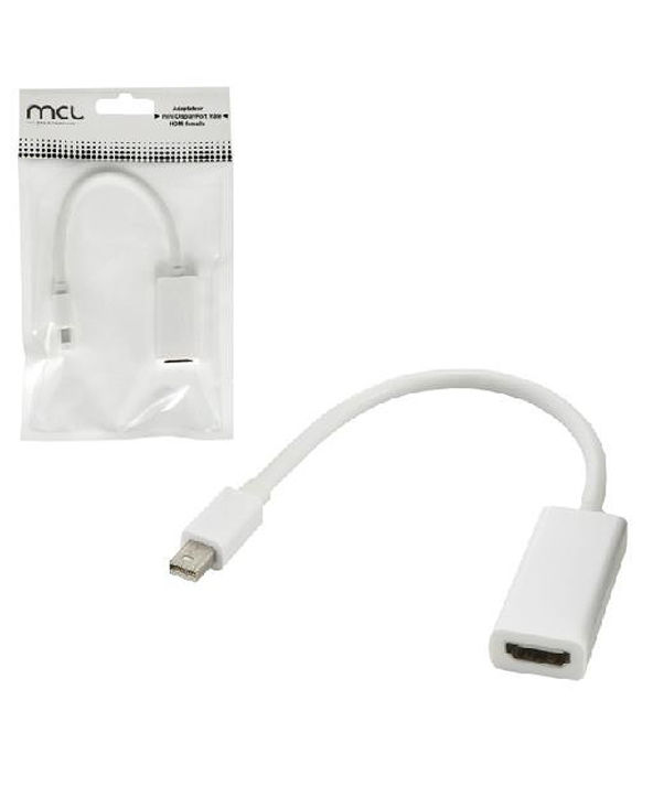 MCL CG-292CZ câble vidéo et adaptateur 0,1 m mini DisplayPort HDMI Blanc