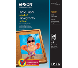 Epson Photo Paper Glossy - A3 - 20 Feuilles