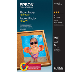 Epson Photo Paper Glossy - A4 - 20 Feuilles