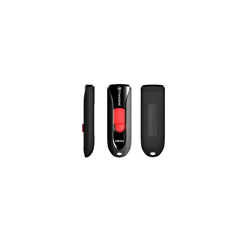 Transcend JetFlash 590 64GB lecteur USB flash 64 Go USB Type-A 2.0 Noir