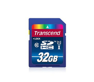 Transcend 32GB SDHC Class 10 UHS-I mémoire flash 32 Go Classe 10