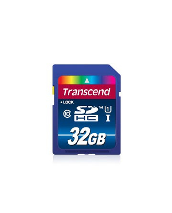 Transcend 32GB SDHC Class 10 UHS-I mémoire flash 32 Go Classe 10
